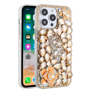 Diamond Case For iPhone 14PRO- Gold DA