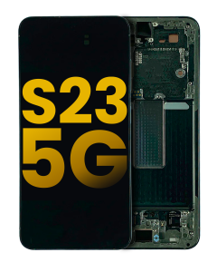 Refurbished OLED Assembly with Frame for Samsung S23 - Green