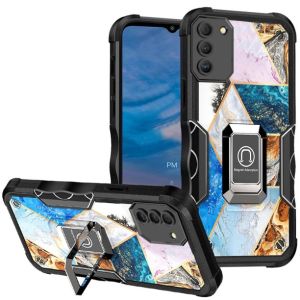 For Nokia G400 Stellar Hybrid IMD Design Ring Stand Cover Case - C