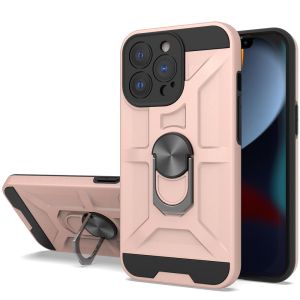Magnetic Ring Case For Iphone 13 Pro Rose