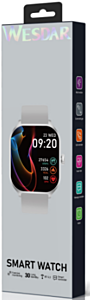 Bluetooth Smart Watch, Heart Rate Monitor, AI Voice, Custom Dial, All Language - Gold+Beige