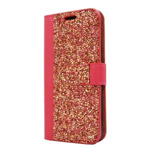 DIAMOND WALLET  CASE FOR IPHONE X/XS  PINK
