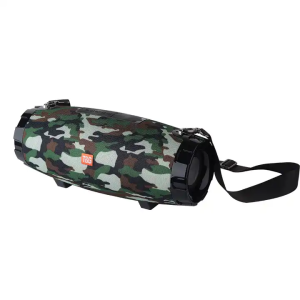 40W Portable Bluetooth Speaker Boom box TG526 wireless Outdoor Column Waterproof 3D stereo Subwoofer support TF FM Radio USB (ARMY/CAMO)