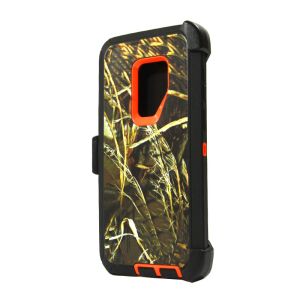 DEFENDER CASE FOR S9 CAMO ORANGE