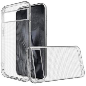 For Google Pixel 8 Pro 5G Simple Basic Minimalistic Transparent Clear Thick TPU Case Cover - Clear