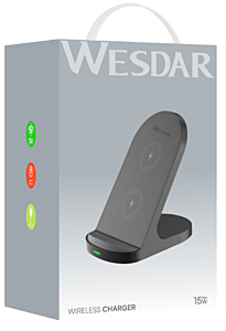 Wesdar 15W Fixed Wireless Desktop Phone Charger