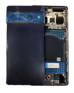 BACK HOUSING COMPATIBLE FOR GOOGLE PIXEL 7 PRO (MMWAVE / SUB-6) (GENUINE OEM) (LICORICE)