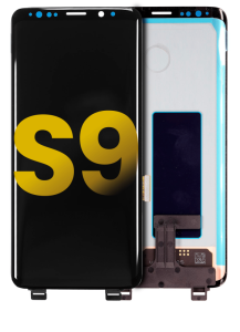 Refurbished OLED Assembly with Frame for Samsung S9 - Midnight Black