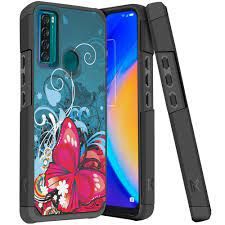 TCL 20 XE MetKase Original ShockProof Case Cover - Butterfly Bliss