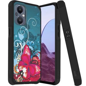 For OnePlus Nord N20 5G MetKase Original ShockProof Case Cover - Butterfly Bliss