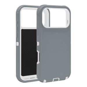 Defender Case For iPhone 17 Pro -  Gray (Without Clip_