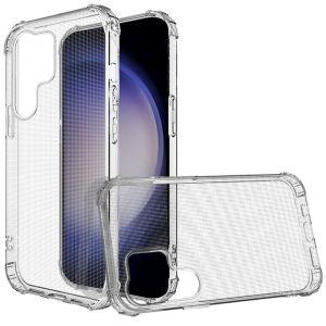 For Samsung Galaxy s24 Plus Shockproof Transparent Thick TPU Case Cover - Clear
