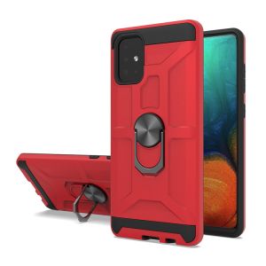 magnetic Ring Case For Galaxy A73 5G Red