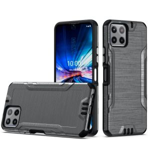 For Celero 5G Plus (2023) Strong Tough Metallic Design Hybrid - Grey