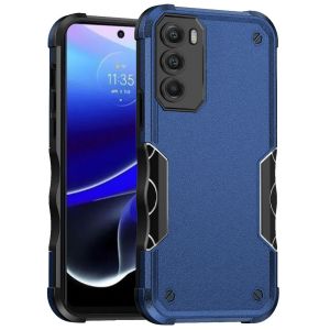 For Moto G Stylus 5g 2022 Exquisite Tough Shockproof Hybrid Case Cover - Blue