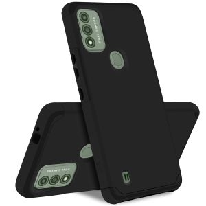 For Wiko Voix Tough Strong Hybrid (Magnet Mount Friendly) Case Cover - Black