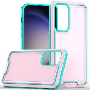 For Samsung Galaxy s24 Ultra Rank Tough Strong Modern Fused Hybrid Case Cover - Pink