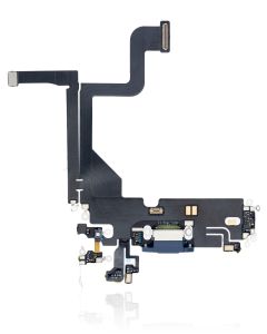 Premium Charging Port Flex Cable with Board for IPHONE 13 Pro - Sierra Blue