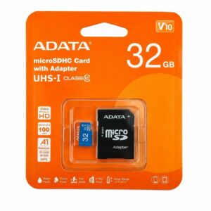 ADATA MICROSD CARD WITH ADAPTER - 32GB (E/F ADATA 13)