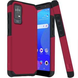 For TCL ION X Tough Strong Hybrid (Magnet Mount Friendly) Case Cover - Virtual Pink