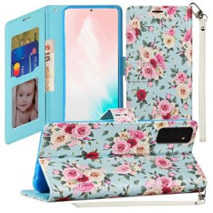 For Motorola Edge Plus 2023 Vegan Design Wallet ID Card Case Cover - Vintage Roses