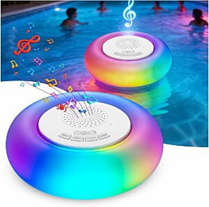 Mercobase Wireless Bluetooth Earbuds & Floating Pool Lights with Bluetooth Speakers