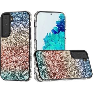 Samsung Galaxy s21, s30 Decorative Glitter with Diamond All Around Hybrid - B Style