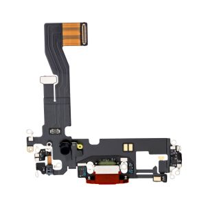 Aftermarket Plus Charging Port Flex Cable for IP 12 - Red
