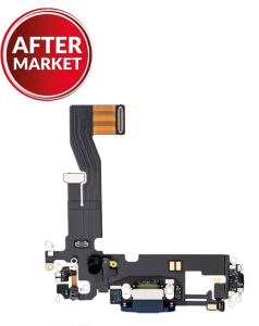 Aftermarket Plus Charging Port Flex Cable for IP 12 / 12 Pro - Pacific Blue
