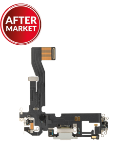 Aftermarket Plus Charging Port Flex Cable for IP 12 / 12 Pro - Silver