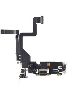 Aftermarket Plus Charging Port Flex Cable for IP 14 Pro - Gold