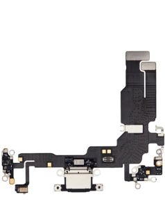 Aftermarket Plus Charging Port Flex Cable for IP 15 - Black