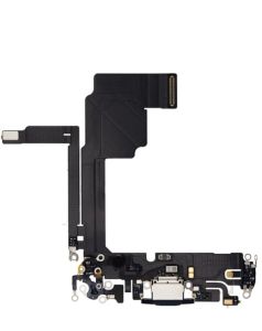 Aftermarket Plus Charging Port Flex Cable for IP 15 Pro - Black Titanium