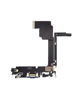 Aftermarket Plus Charging Port Flex Cable for IP 15 Pro Max - Blue Titanium