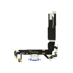 Aftermarket Plus Charging Port Flex Cable for IP 16 - Ultramarine