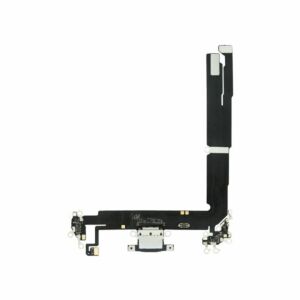 Premium Charging Port Flex Cable For iPhone 16 Plus - Black