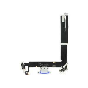 Aftermarket Plus Charging Port Flex Cable for IP 16 Plus - Ultramarine