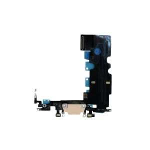Aftermarket Plus Charging Port Flex Cable for IP 8 - Gold