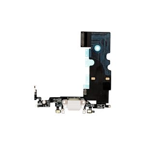 Aftermarket Plus Charging Port Flex Cable for IP 8 - Silver