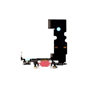 Aftermarket Plus Charging Port Flex Cable for IP 8 / SE (2020) - Red
