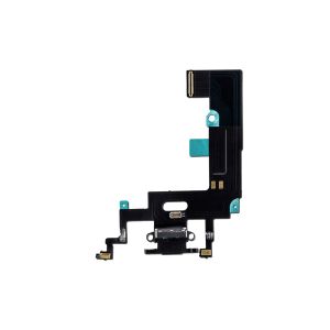 Aftermarket Plus Charging Port Flex Cable for IP XR - Black