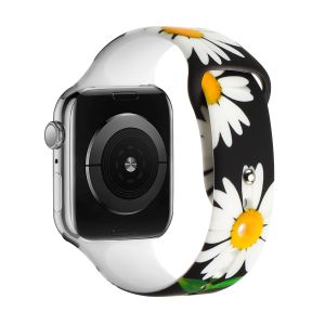 For Apple Watch Size 38/40/41mm Premium Silicone Design Watch Band - C