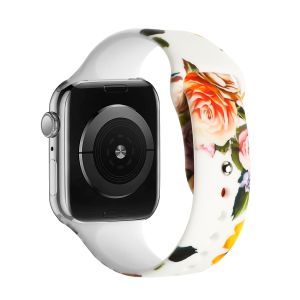 For Apple Watch Size Ultra 49/42/44/45mm Premium Silicone Design Watch Band - I