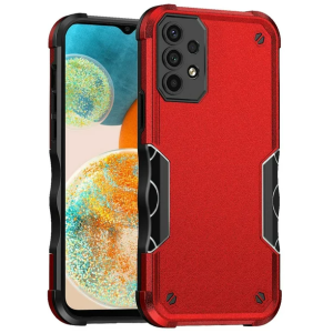 For Samsung A23 5G Exquisite Tough Shockproof Hybrid Case Cover - Red
