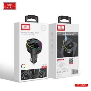 Fm Transmitter Car Charging Kit Et-M78