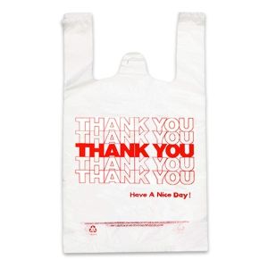 THANK YOU PLASTIC BAG WHITE