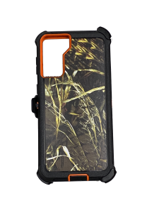DEFENDER CASE FOR GALAXY S21 PLUS CAMO ORANGE