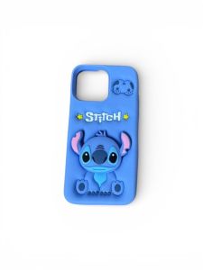 Blue Stitch 3D Character Case For iPhone 17 - A
