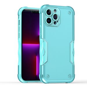 For iPhone 15 Pro Max / Ultra Exquisite Tough Shockproof Hybrid Case Cover - Teal