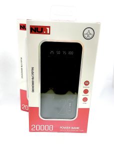POWER BANK SAFETY POLYMER BATTERY 20000 MAH (BLACK)